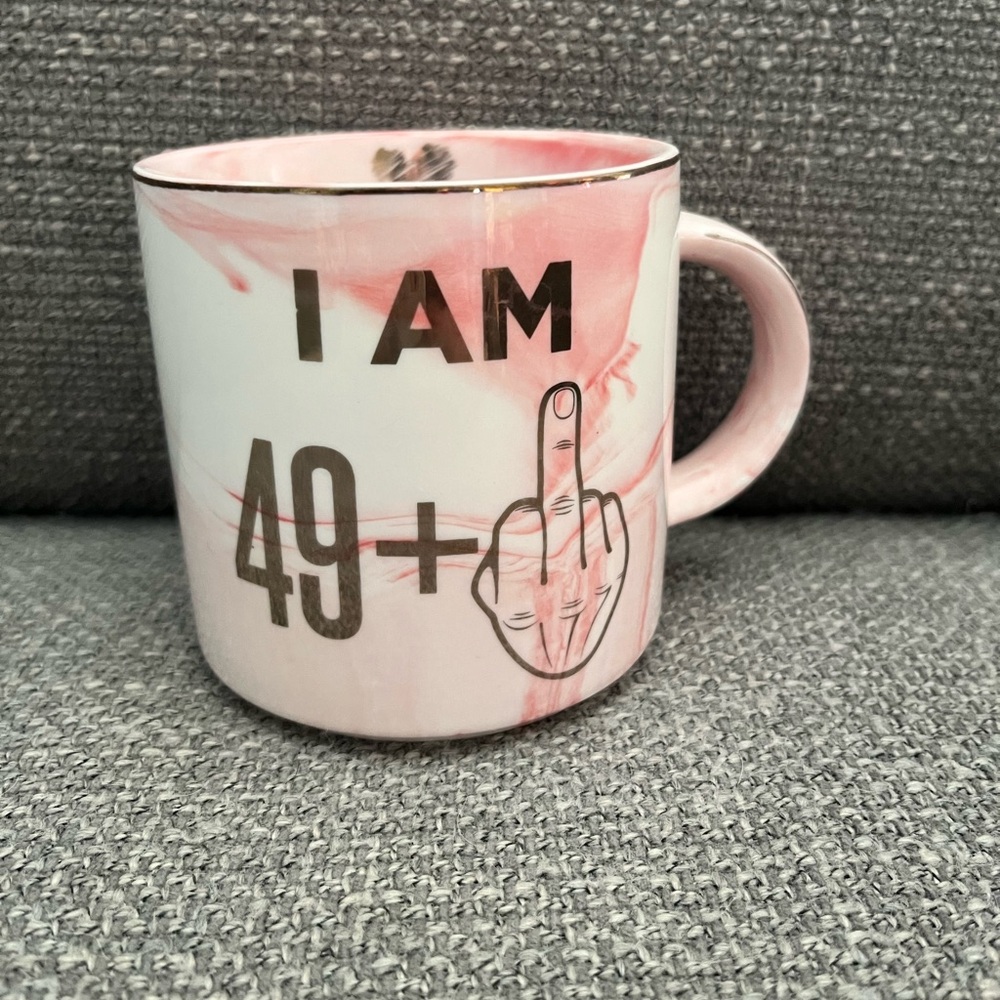 I am 50 coffee mug